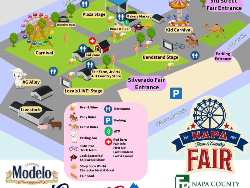 The Napa Town & Country Fair takes place Thursday through Sunday at Napa Valley Expo.