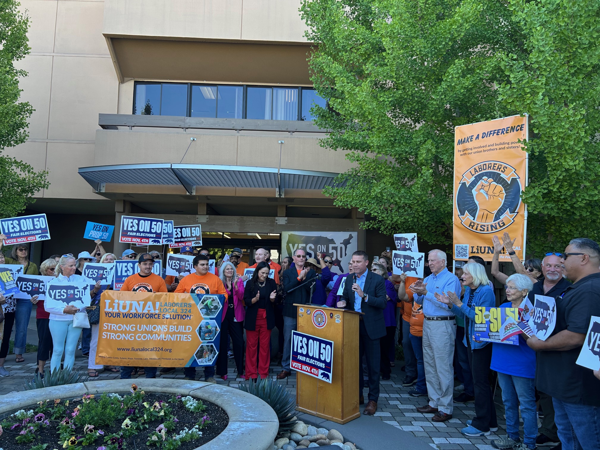 Local officials rally for Prop 50: Thompson, Ramos and Gallagher urge ...