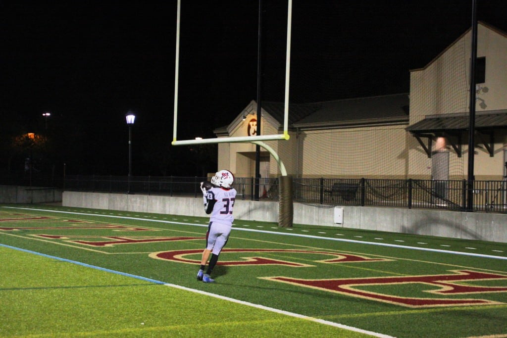 Justin-Siena High School's Matteo Bettinelli scores against Napa High on Oct. 31. Kyle Foster photo