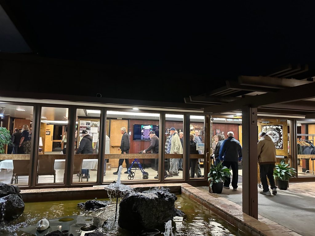 Veterans were welcomed to the Napa Elks Lodge Nov. 12 by lodge members and officers. Lisa Adams Walter photo.