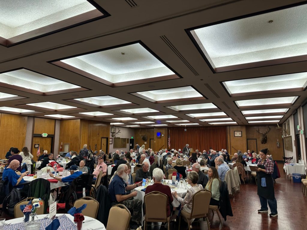 Veterans Dinner at Napa Elks Lodge 11/13/25. Lisa Adams Walter photo
