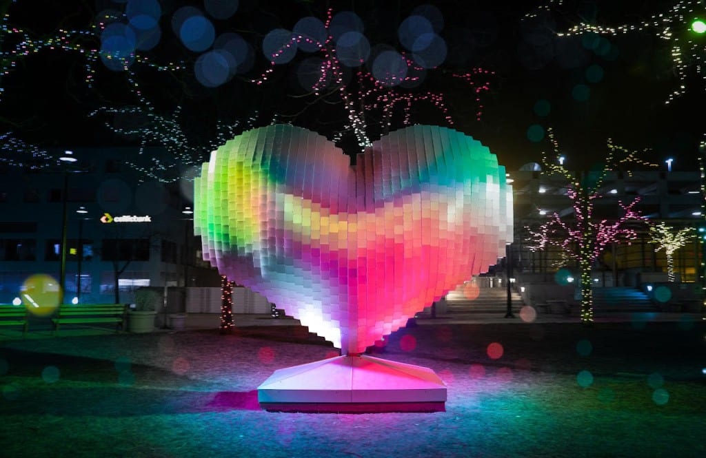 Emily Nicolosi, a lead artist for In Theory Art Studios in Utah is bringin "Koro Loco" to Napa for the Lighted Art Festival taking place Jan. 19 through Feb. 15. Bobbi Tolman photo