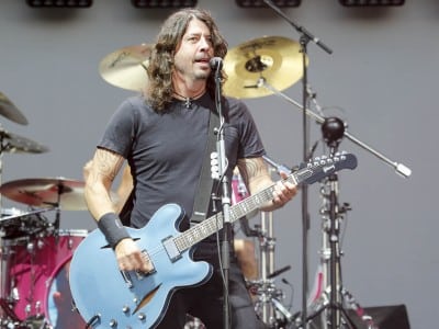 Foo Fighters frontman Dave Grohl performing at BottleRock 2017. Sue Negrini photo