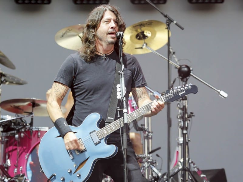 Foo Fighters frontman Dave Grohl performing at BottleRock 2017. Sue Negrini photo