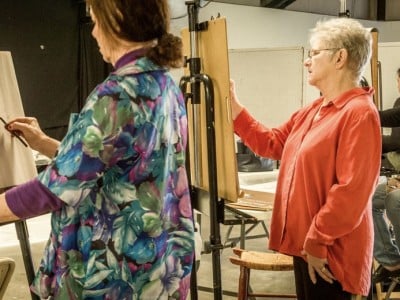 The Calistoga Art Center was founded in 2002 and offers a variety of studio art classes for all ages and at all price points. It is located in the Cropp Building at the Calistoga Fairgrounds. Clark James Mishler photo