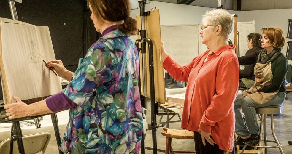 The Calistoga Art Center was founded in 2002 and offers a variety of studio art classes for all ages and at all price points. It is located in the Cropp Building at the Calistoga Fairgrounds. Clark James Mishler photo