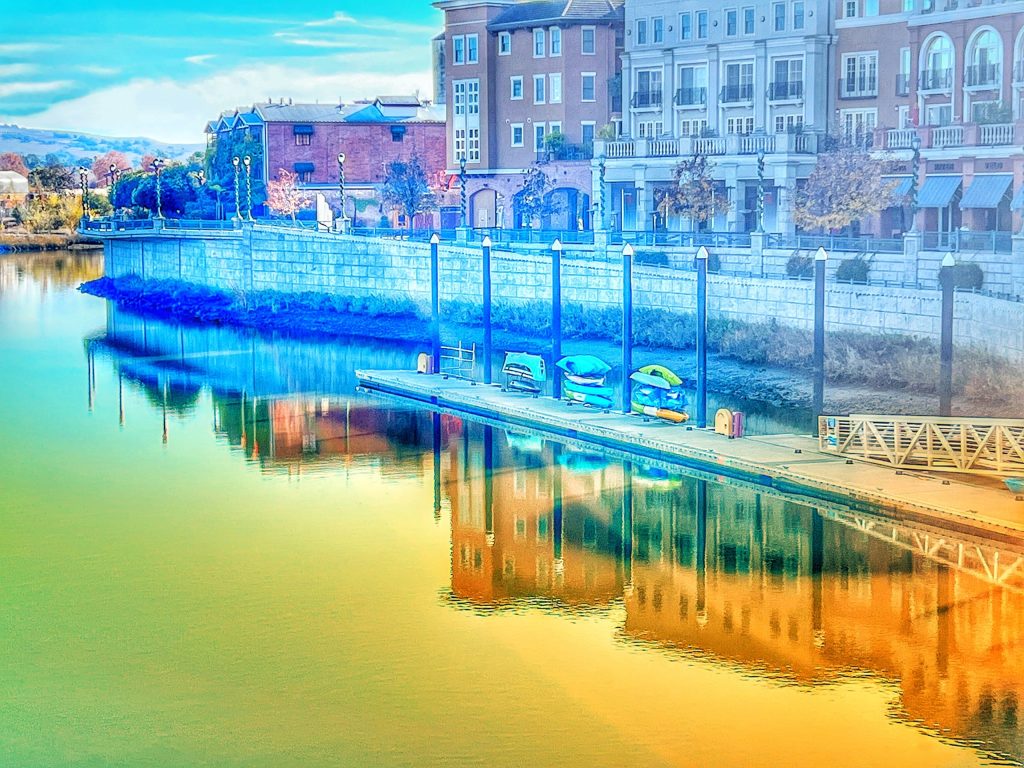 "Riverfront Napa" by Katherine Zimmer.