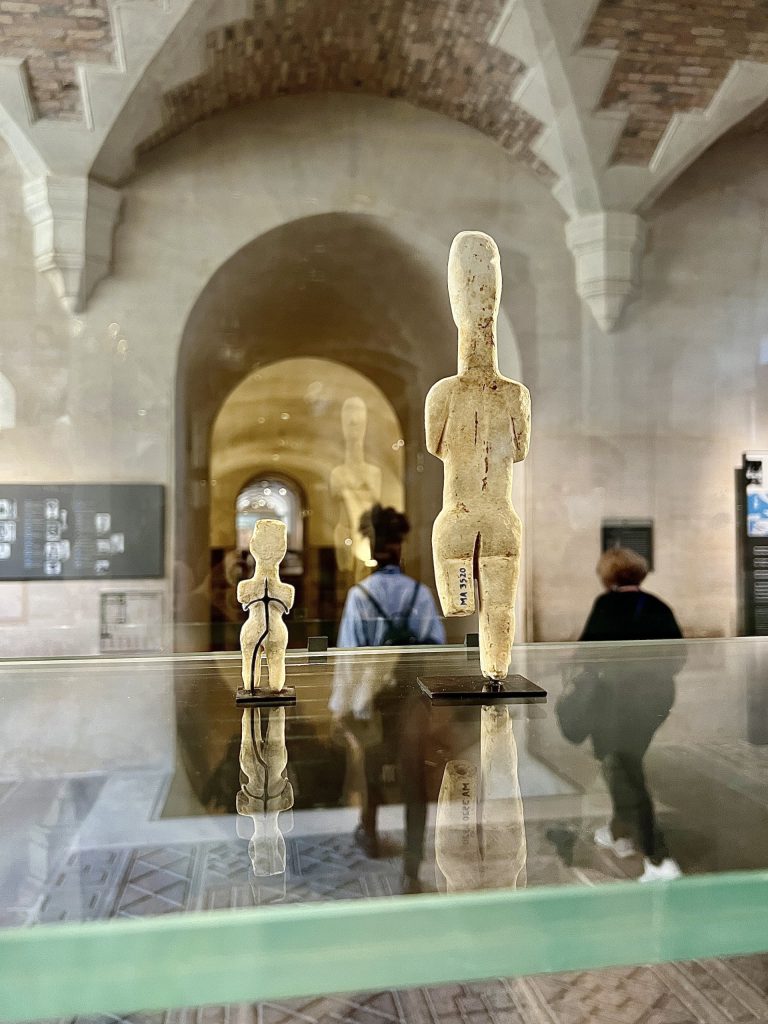 "Walking Away" photographed in the Louvre, by Katherine Zimmer.