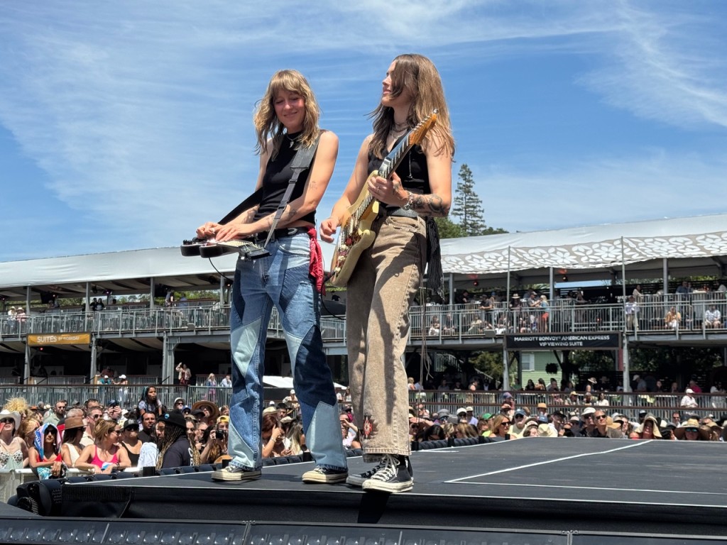 Larkin Poe on the Prudential Stage at BottleRock Napa Valley, May 24, 2026. David Kerns photo