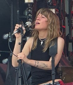 Larkin Poe’s Megan Lovell at BottleRock ’26. David Kerns photo